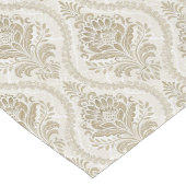 Viktorianische Elegant Table Runner Soft Beige Dam Großer Tischläufer (Ecke)
