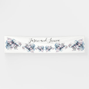 Viktorianische Elegante Blume Romantisch geliebt Banner