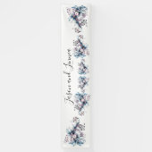 Viktorianische Elegante Blume Romantisch geliebt Banner (Vertikal)
