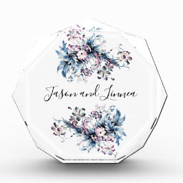 Viktorianische Elegante Blume Romantisch geliebt Fotoblock