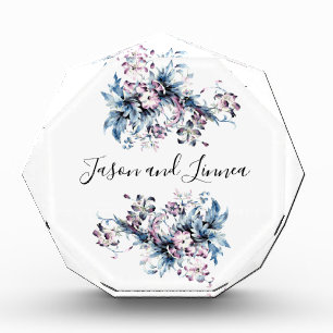 Viktorianische Elegante Blume Romantisch geliebt Fotoblock