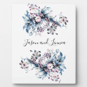 Viktorianische Elegante Blume Romantisch geliebt Fotoplatte (Vorderseite)