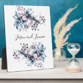 Viktorianische Elegante Blume Romantisch geliebt Fotoplatte (Seite)