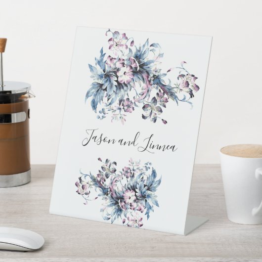 Viktorianische Elegante Blume Romantisch geliebt Sockelschild (In SItu)