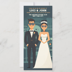 Viktorianische Eleganz: Hochzeitsinvit mit Steampu