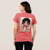 Viktorianische Eleganz: Manhwa Style Beauty T - Sh Tri-Blend Shirt (Rückseite voll)