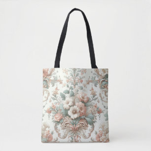 Viktorianische Eleganz: Weiche, pastellfarbene Mus Tasche