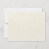 Viktorianische Empfang-Karte Einladung (Rückseite)