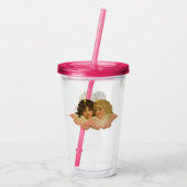 Viktorianische Engel Acryltrinkbecher (Rückseite)