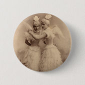 Viktorianische Engel Button (Vorderseite)