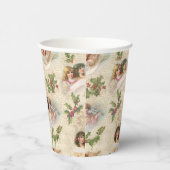 Viktorianische Engel mit Musik, Script & Holly Pappbecher (Rechts)