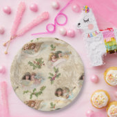 Viktorianische Engel mit Musik, Script & Holly Pappteller (Party)