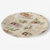 Viktorianische Engel mit Musik, Script & Holly Pappteller (Schrägansicht)