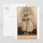 Viktorianische Engel Postkarte (Vorne/Hinten)