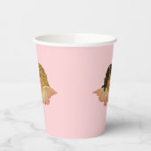 Viktorianische Engel Rosa Pappbecher (Links)