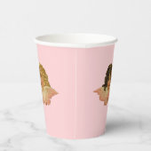 Viktorianische Engel Rosa Pappbecher (Rechts)