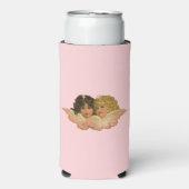 Viktorianische Engel Rosa Selters Dosenkühler (Seltzer Vorderseite)