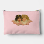 Viktorianische Engel Rosa Zubehörtasche (Rückseite)