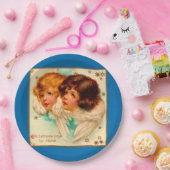 Viktorianische Engel Weihnachtsfreuden Seid du. Pappteller (Party)