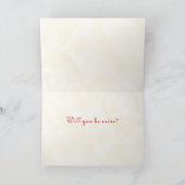 Viktorianische Engelvalentine-Karte Feiertagskarte (Innenseite)