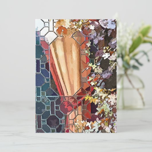 VIKTORIANISCHE ENGLAND-EINLADUNG (Stehend Vorderseite)