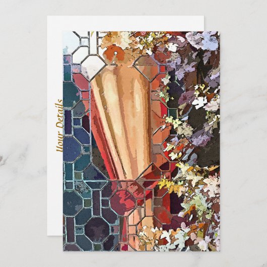 VIKTORIANISCHE ENGLAND-EINLADUNG (Vorne/Hinten)