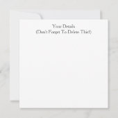 VIKTORIANISCHE ENGLAND-Einladung (Rückseite)