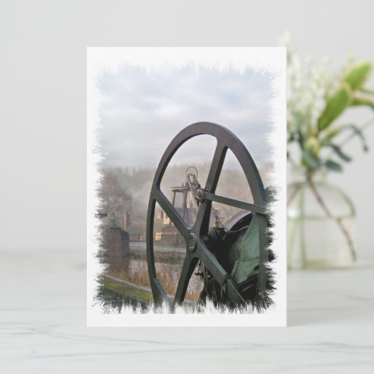 VIKTORIANISCHE ENGLAND-EINLADUNG (Stehend Vorderseite)