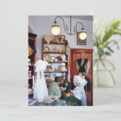 VIKTORIANISCHE ENGLAND-EINLADUNG (Stehend Vorderseite)