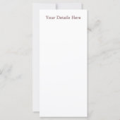 VIKTORIANISCHE ENGLAND RACK CARDS (Rückseite)