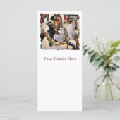 VIKTORIANISCHE ENGLAND RACK CARDS (Stehend Vorderseite)