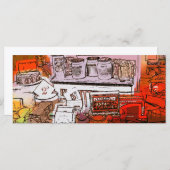 VIKTORIANISCHE ENGLAND RACK CARDS (Vorne/Hinten)