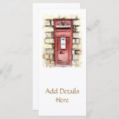 VIKTORIANISCHE ENGLAND RACK CARDS (Vorne/Hinten)