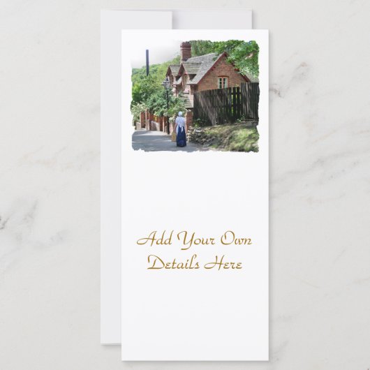 VIKTORIANISCHE ENGLAND RACK CARDS (Vorderseite)