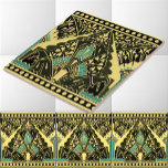 Viktorianische Era 1870 Art Nouveau Frieze Pattern Fliese<br><div class="desc">Dies ist ein digital erweiterter Ausdruck eines antiken Jugendstil- oder Art-Déco-Fries von Christopher Dresser. Sie können die Hintergrundfarbe anpassen.</div>