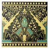 Viktorianische Era 1870 Art Nouveau Frieze Pattern Fliese (Vorderseite)