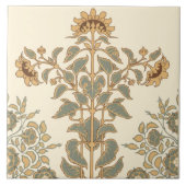 Viktorianische Era Art Nouveau Sonnenblume Frieze Fliese (Vorderseite)