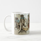 Viktorianische Era Caroling Cats von Louis Wain Ho Kaffeetasse (Links)