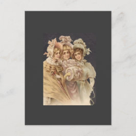 Viktorianische Era Fashion Postkarte