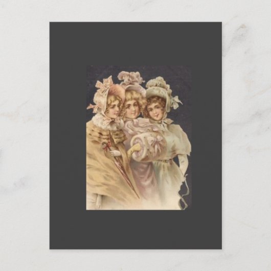 Viktorianische Era Fashion Postkarte (Vorderseite)