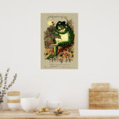 Viktorianische Era Frog & Flute Seife Werbung Poster (Küche)