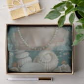 Viktorianische Era Lady Floral Muscheln Decoupage Seidenpapier (Geschenk)