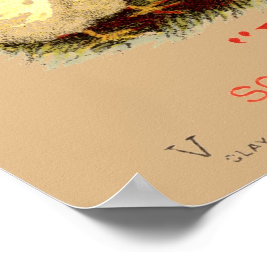 Viktorianische Era Puppy & Baby Chicks Seifenwerbu Poster (Ecke)