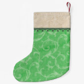 Viktorianische Extravagante Weihnachten Kleiner Weihnachtsstrumpf (Rückseite)