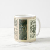 Viktorianische Fahrradanzeigen Kaffeetasse (VorderseiteRechts)