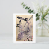Viktorianische Fairies Postkarte (Stehend Vorderseite)