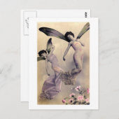 Viktorianische Fairies Postkarte (Vorne/Hinten)