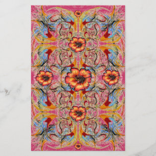 Viktorianische Fantasy Floral Scrapbook Craft Papi Briefpapier