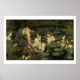 Viktorianische Fantasy Malerei Print 36x24 Poster