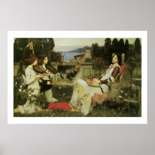 Viktorianische Fantasy Malerei Print 36x24 Poster